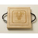Maple 14 inch Square with Border Design Personalized Cutting Board Image 2 of 2